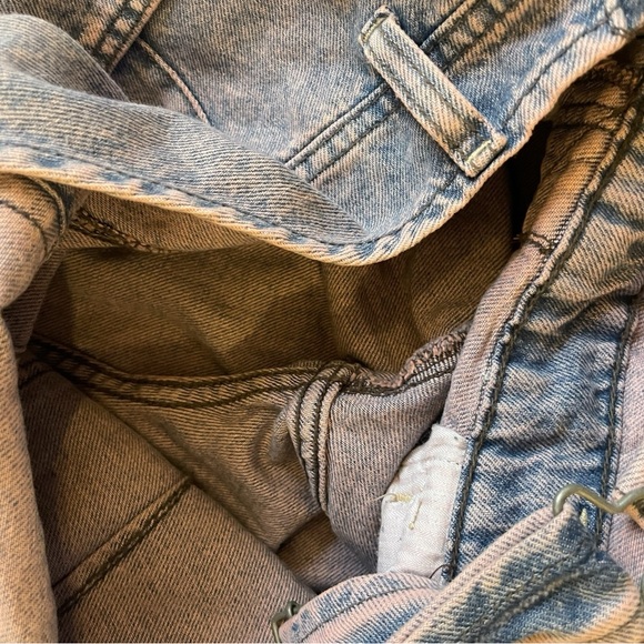 FREE PEOPLE Ziggy Pink Dreams Denim Overalls - Picture 11 of 15